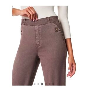 NWT Spanx Stretch Twill Cropped Wide Leg Pant